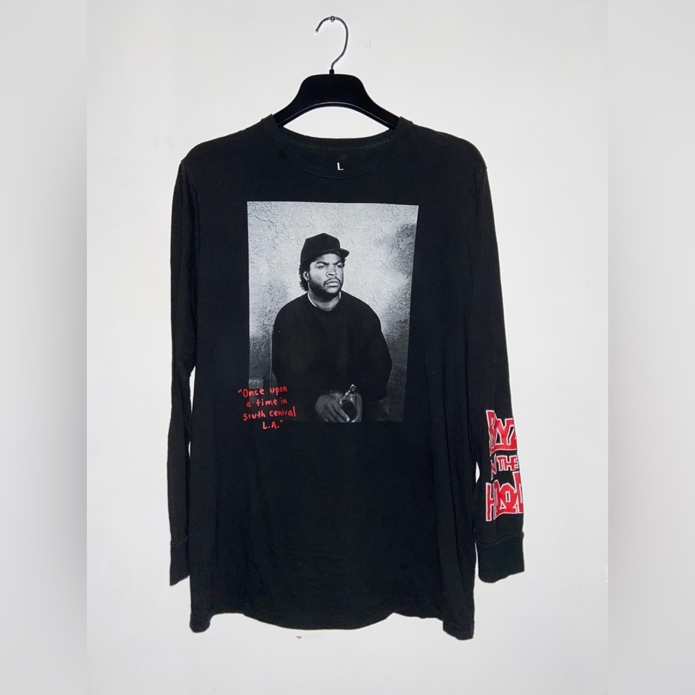 Boyz n the Hood Movie Merch Long Sleeve Tee L Ice Cube UNI Rare Find Graphic 1/1